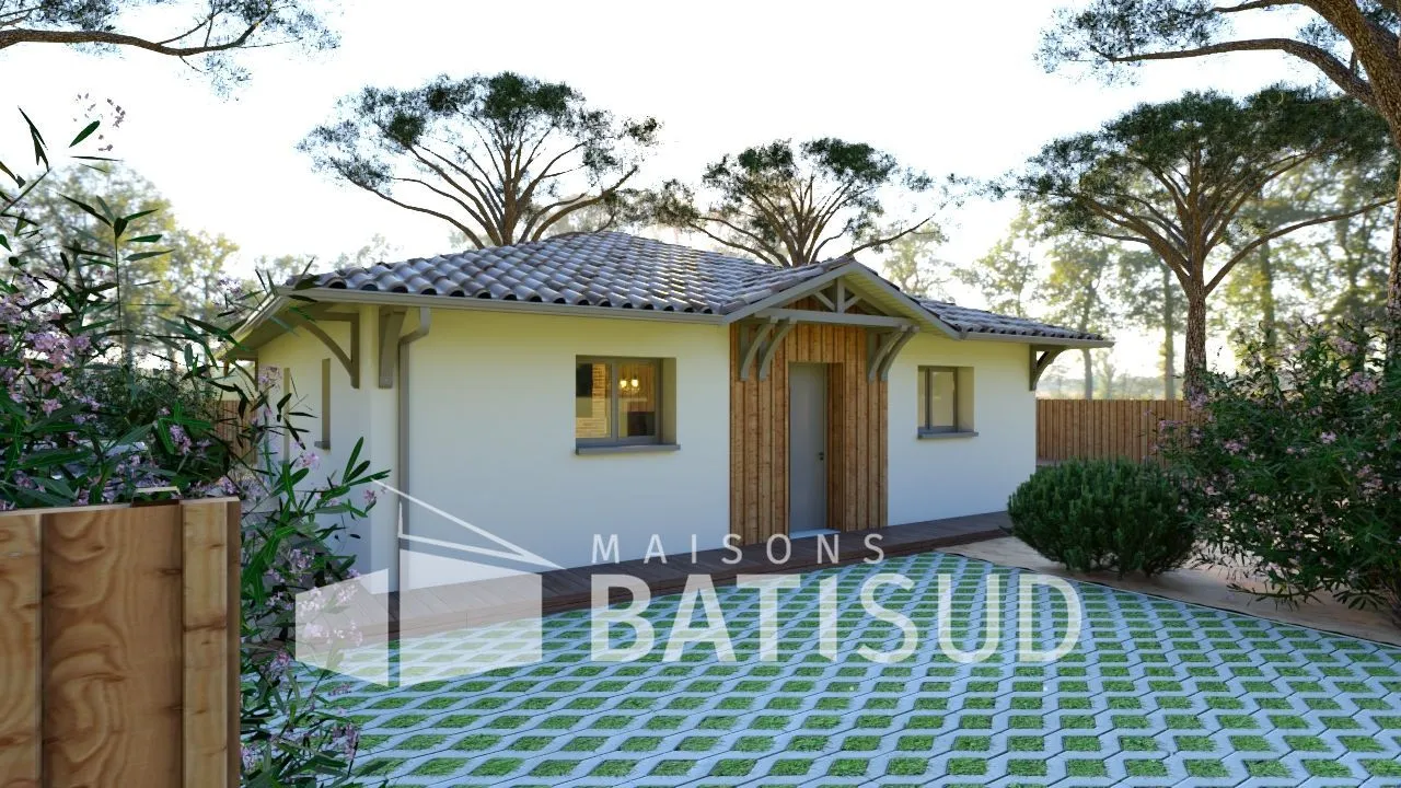 Maison neuve 90 m² à Gujan-Mestras (33470)