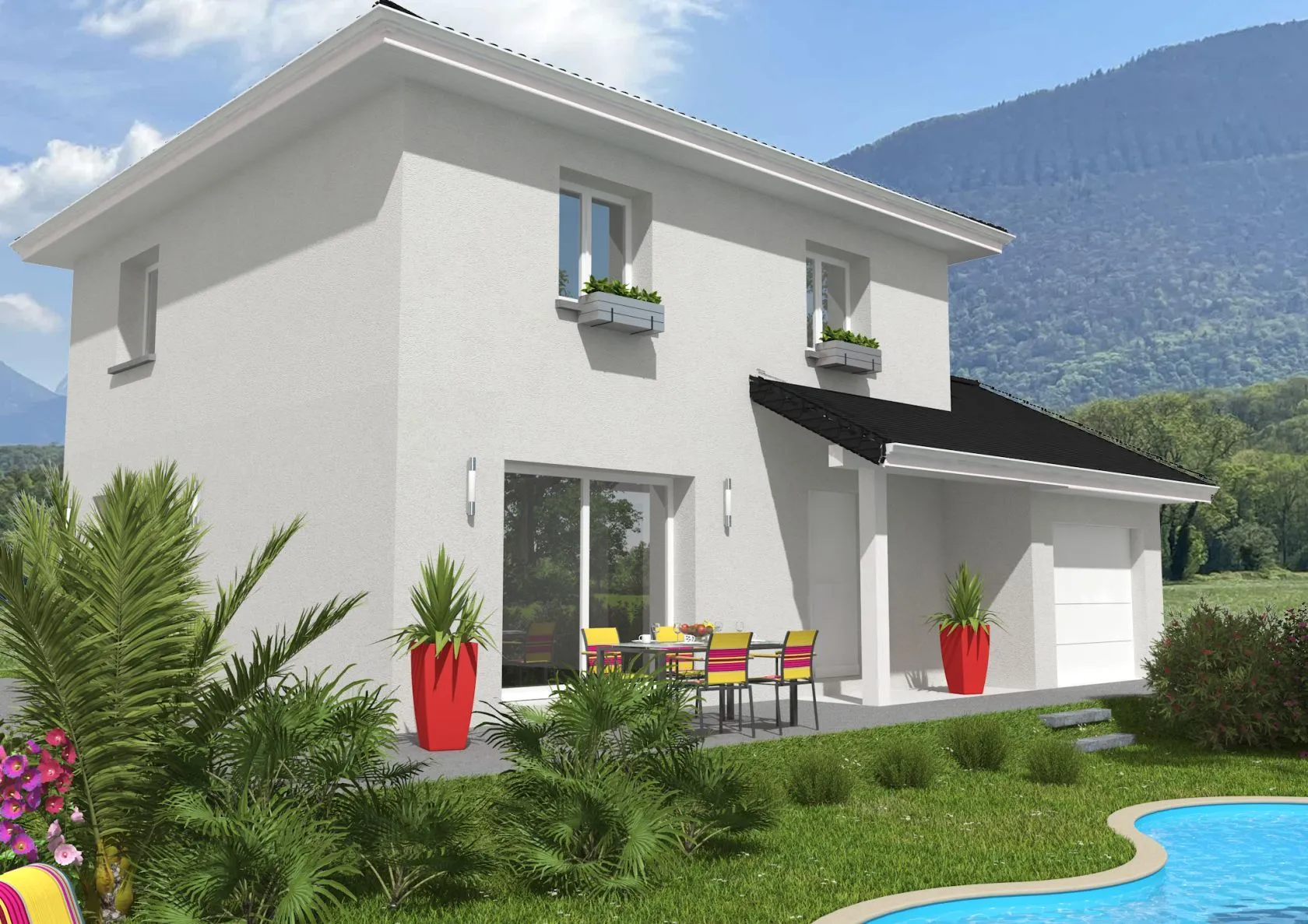 Maison neuve 102 m² à Vaulnaveys-le-Bas (38410)