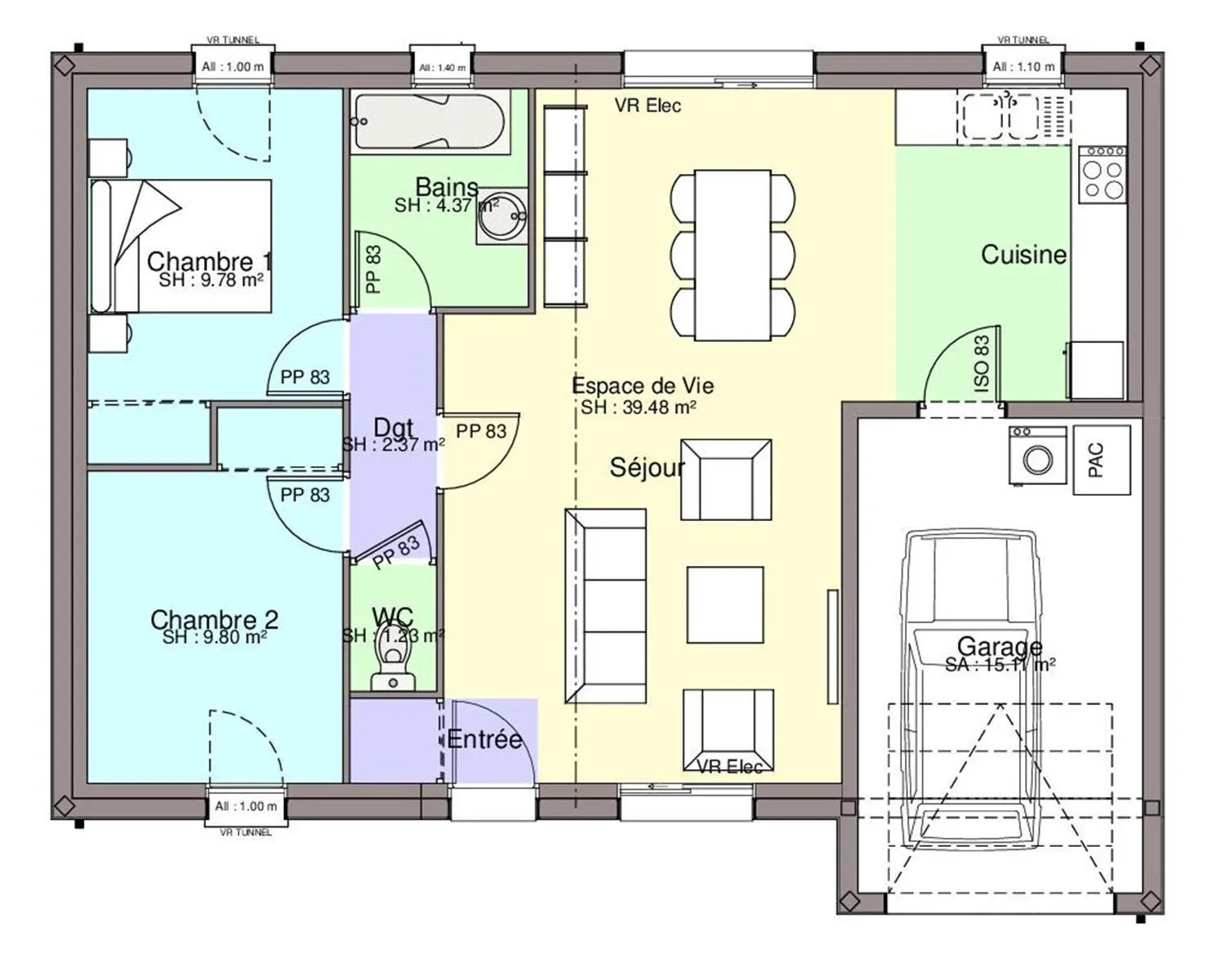 Pav 2ch67 Gi-Ar-A — modèle de maison
