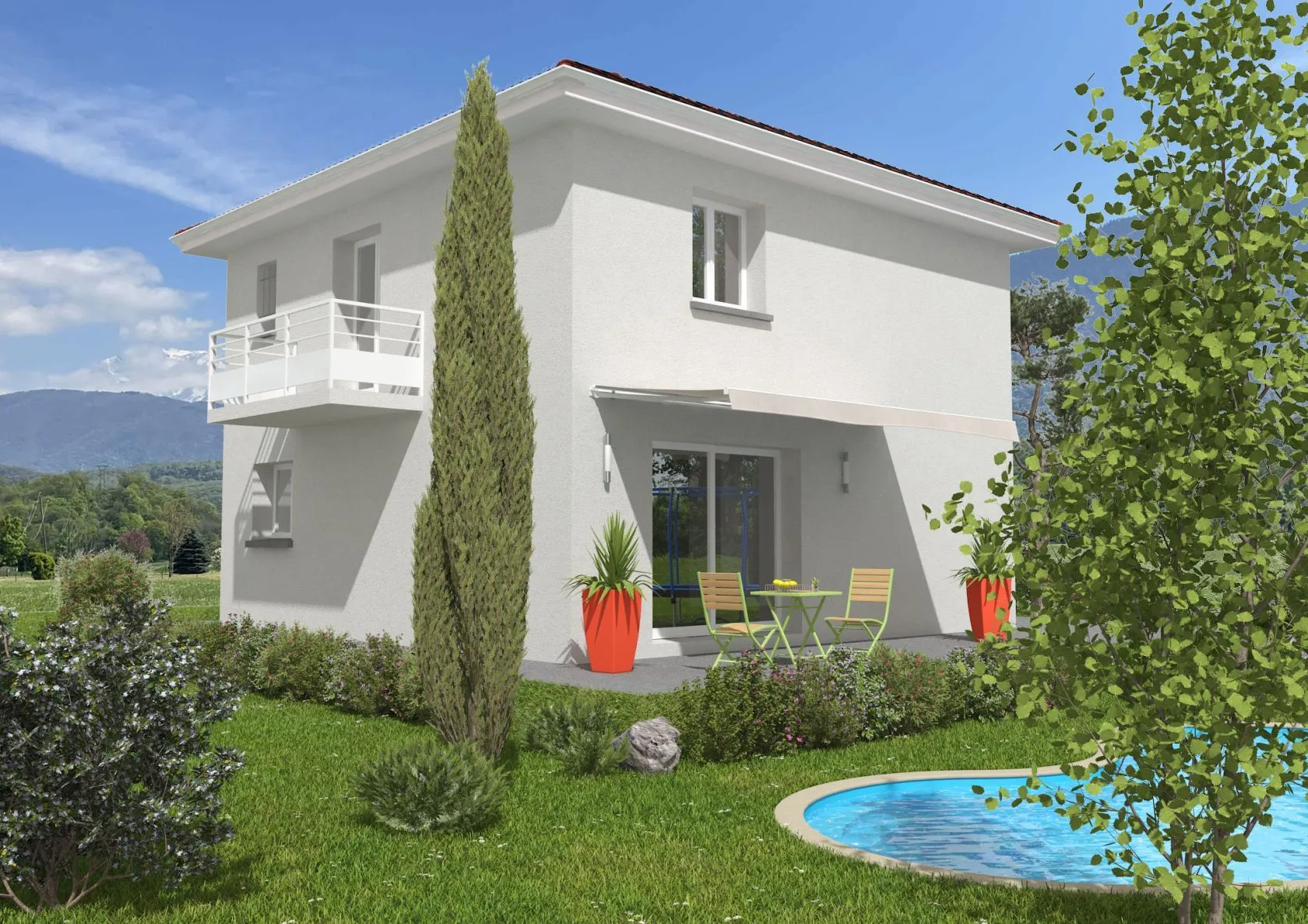 Maison neuve 102 m² à Vaulnaveys-le-Bas (38410)