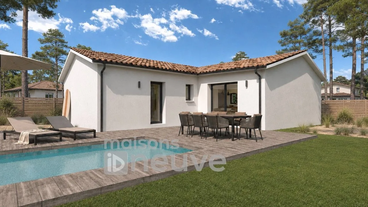 Maison neuve 95 m² à Brach (33480)