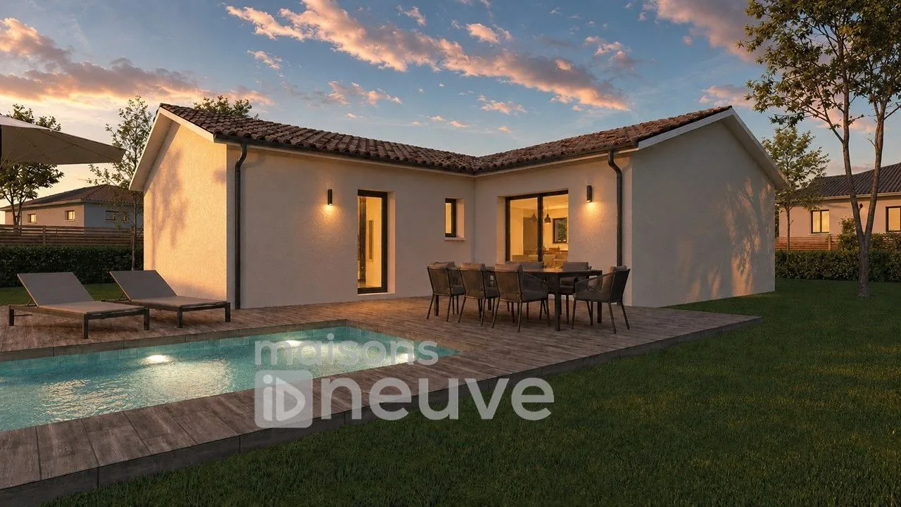 Maison neuve 95 m² à Brach (33480)