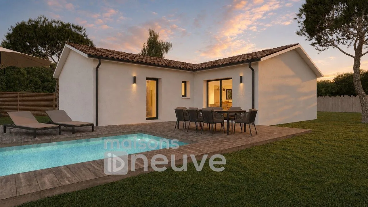 Maison neuve 95 m² à Brach (33480)