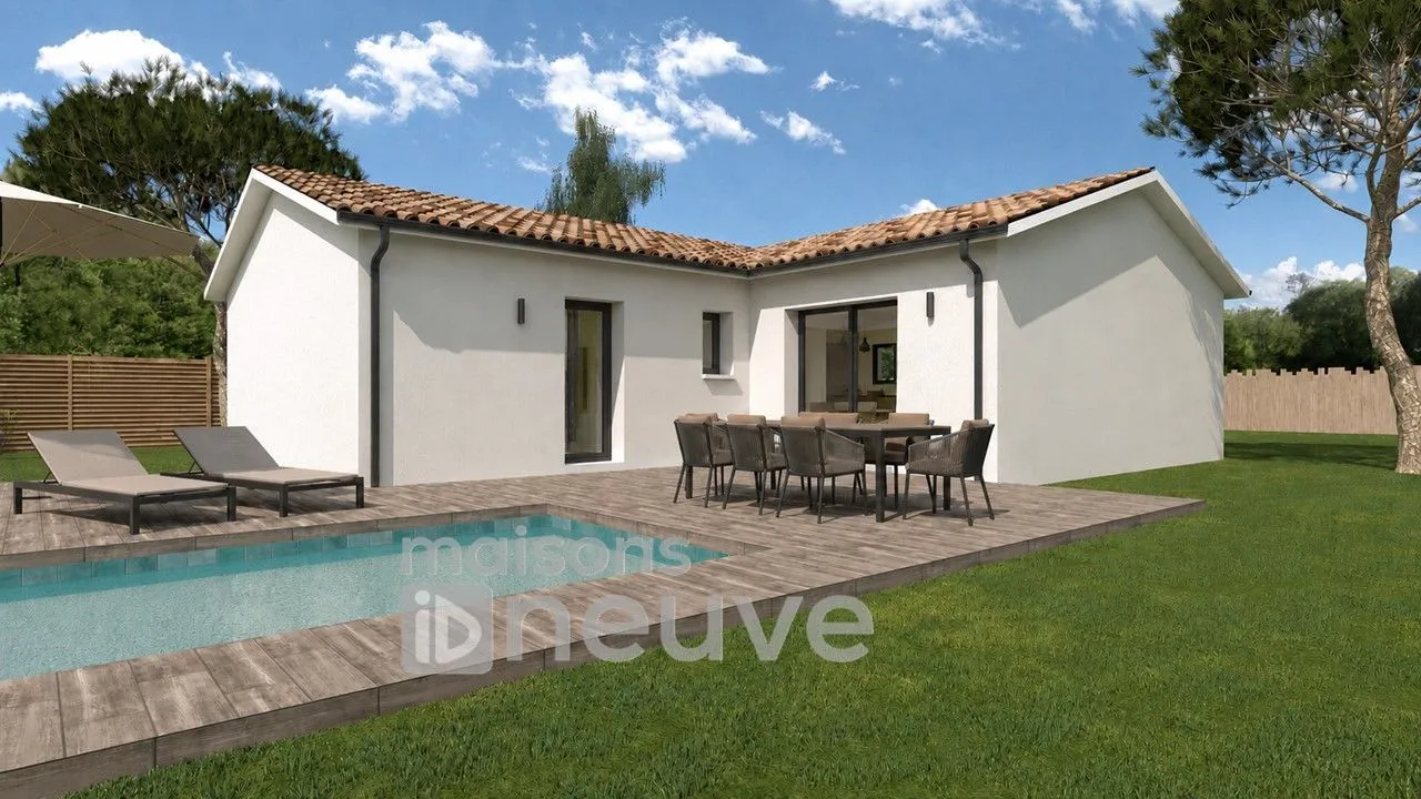 Maison neuve 95 m² à Brach (33480)