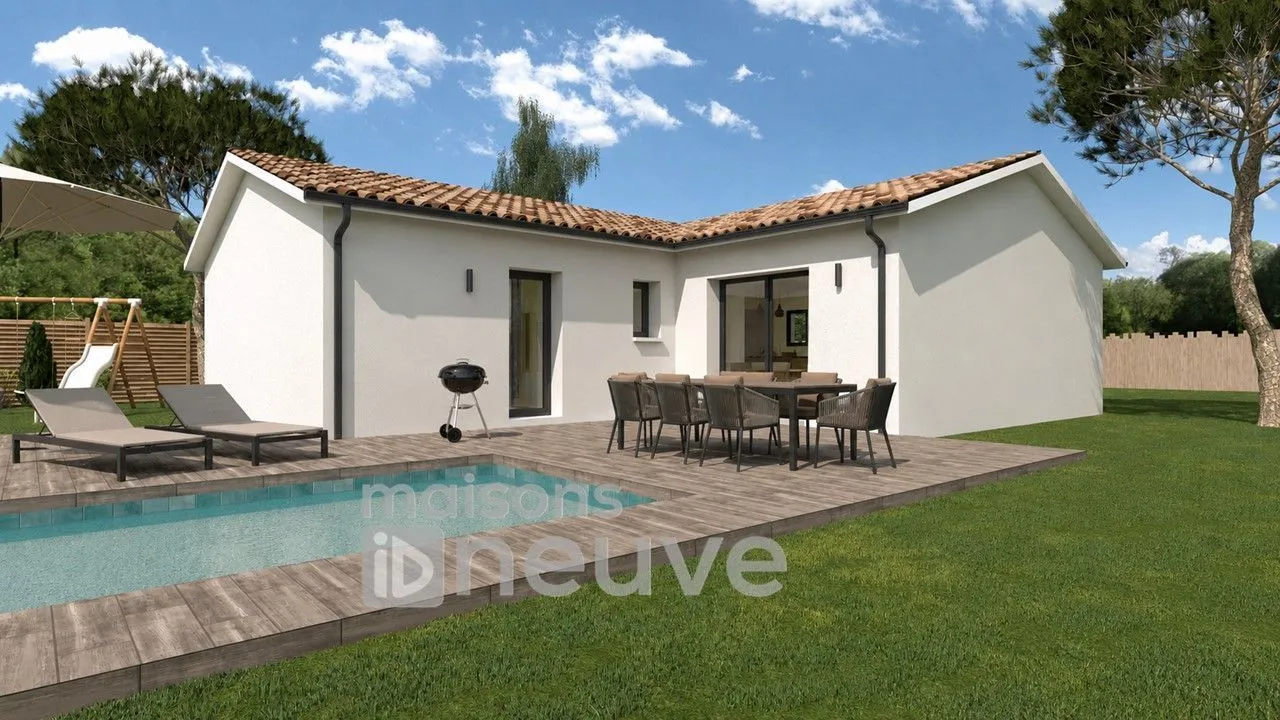 Maison neuve 95 m² à Brach (33480)
