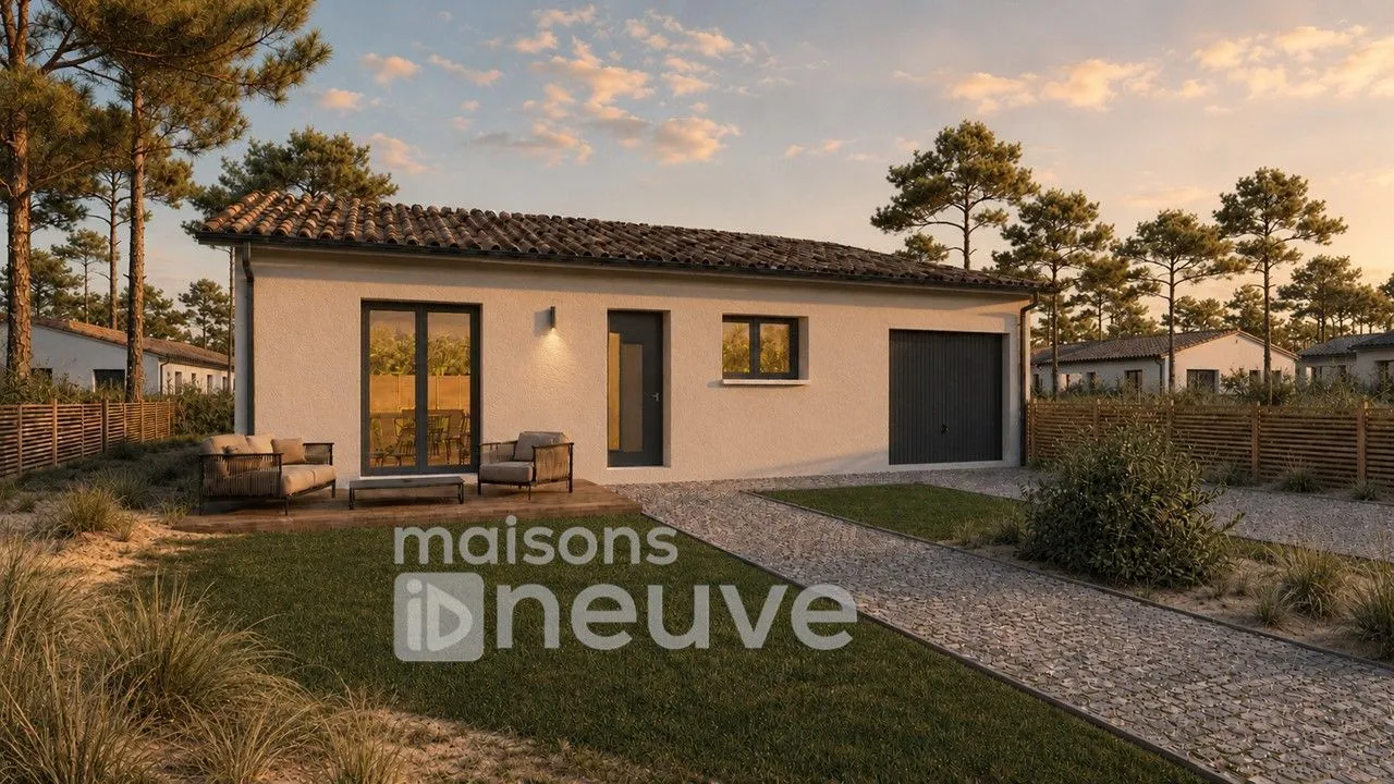 Maison neuve 95 m² à Brach (33480)