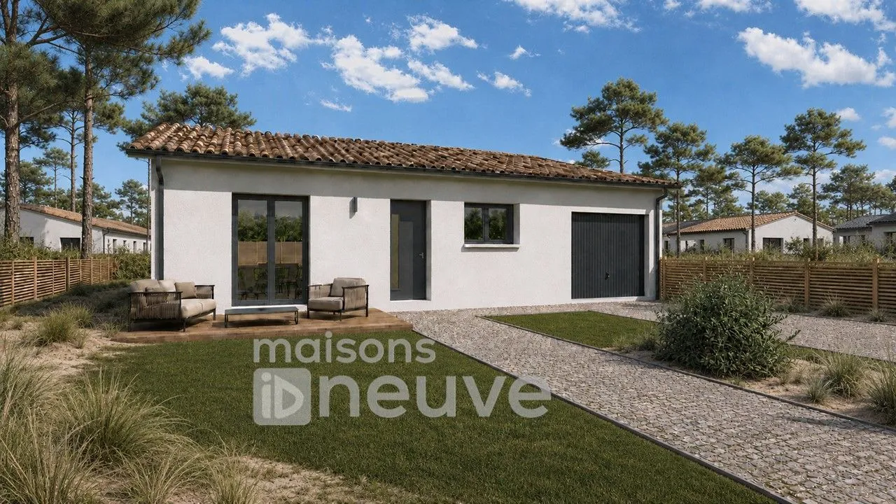 Maison neuve 95 m² à Brach (33480)