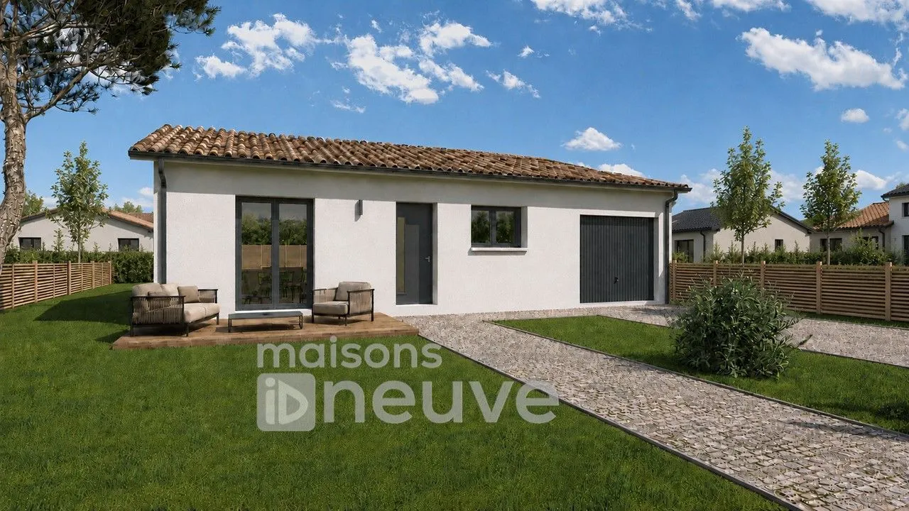 Maison neuve 95 m² à Brach (33480)