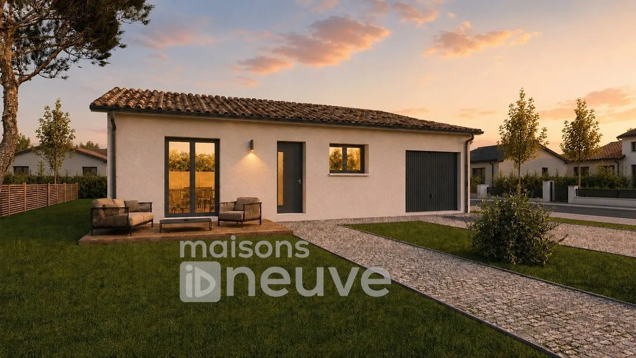 Maison neuve 95 m² à Brach (33480)