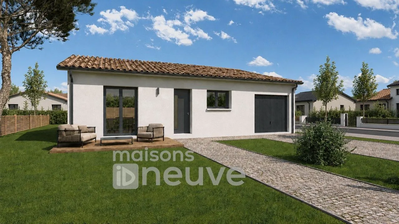 Maison neuve 95 m² à Brach (33480)