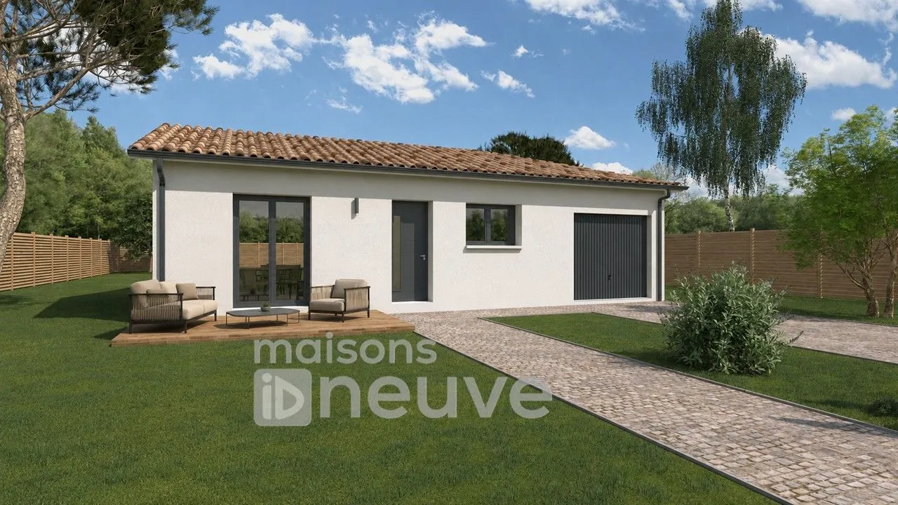 Maison neuve 95 m² à Brach (33480)