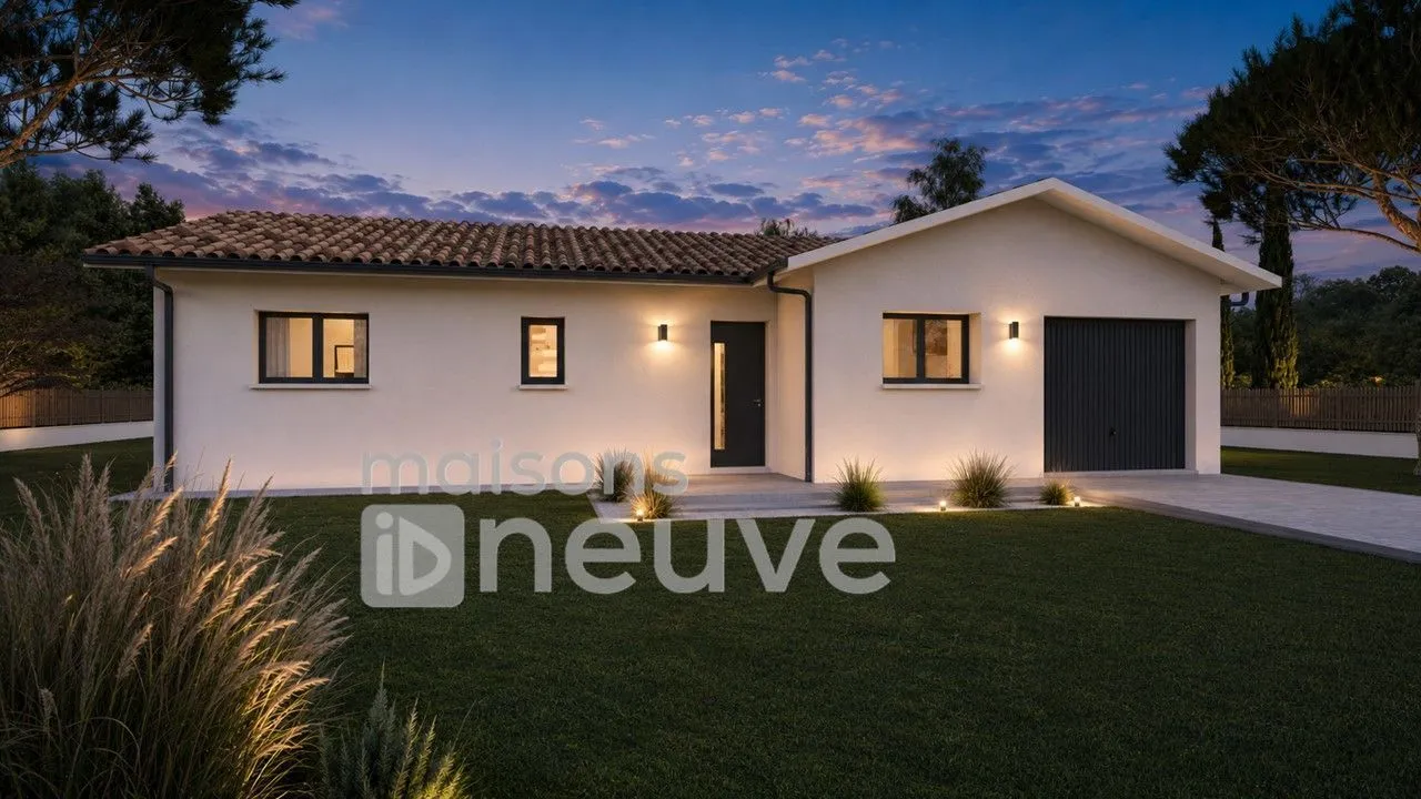 Maison neuve 90 m² à Brach (33480)
