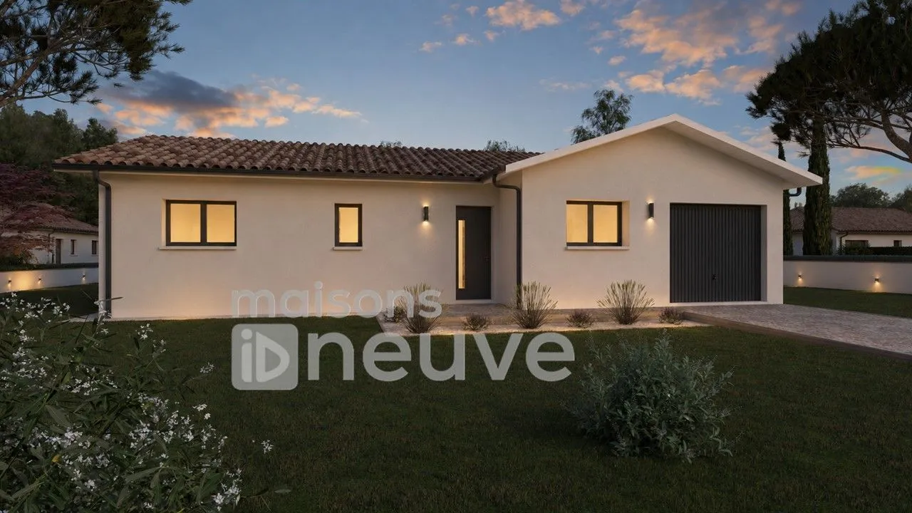 Maison neuve 90 m² à Brach (33480)