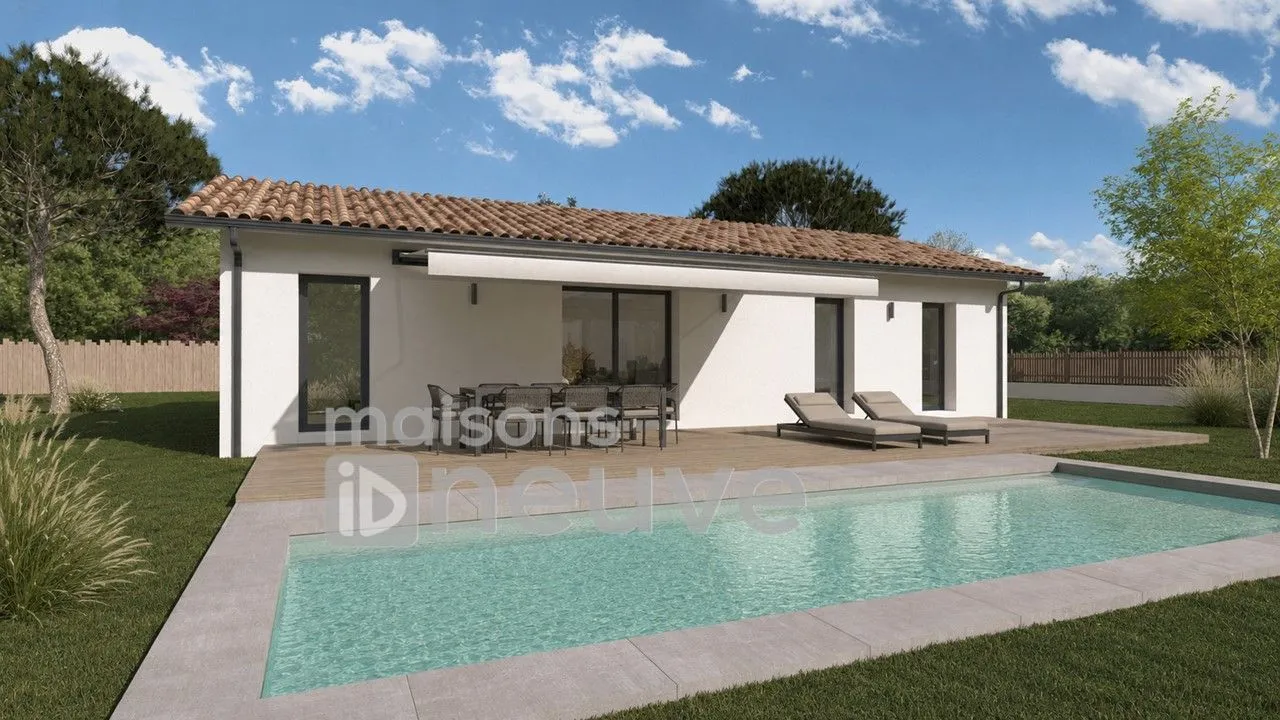 Maison neuve 90 m² à Brach (33480)