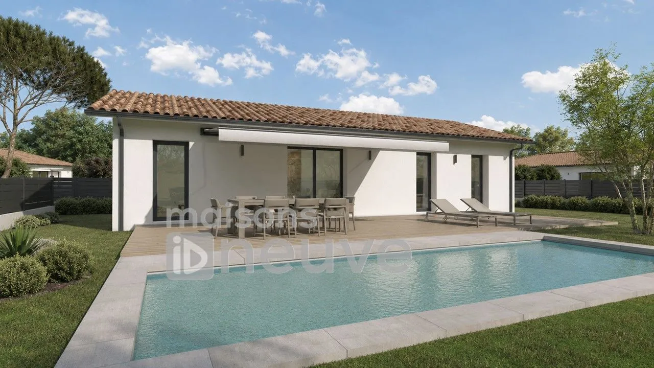 Maison neuve 90 m² à Brach (33480)