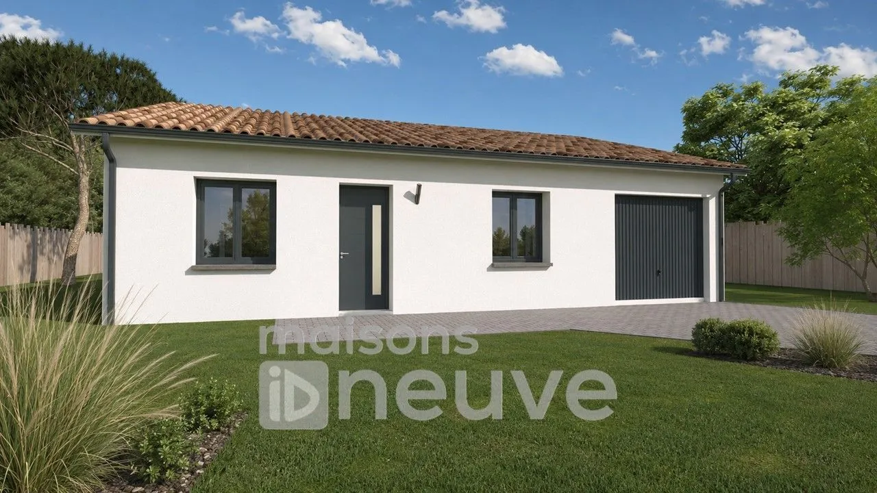Maison neuve 100 m² à Brach (33480)