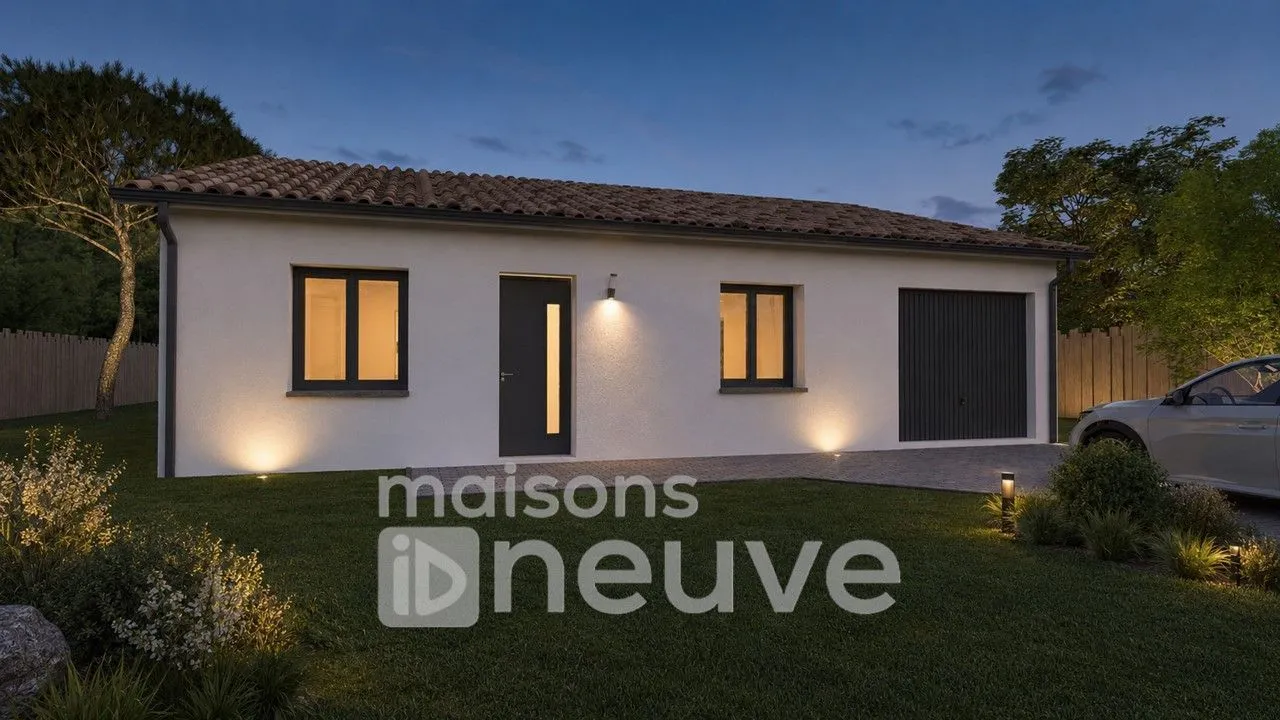 Maison neuve 100 m² à Brach (33480)