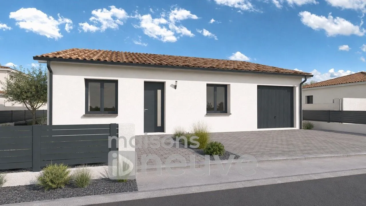 Maison neuve 100 m² à Brach (33480)