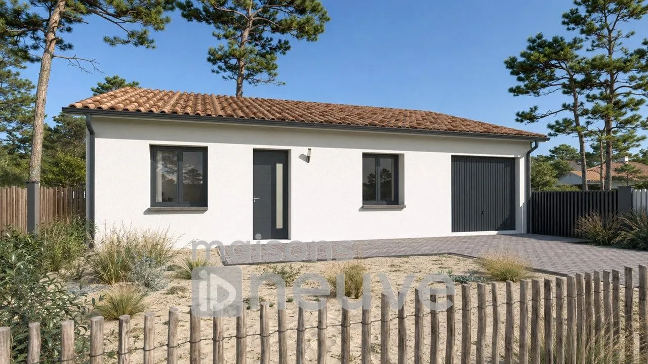 Maison neuve 100 m² à Brach (33480)