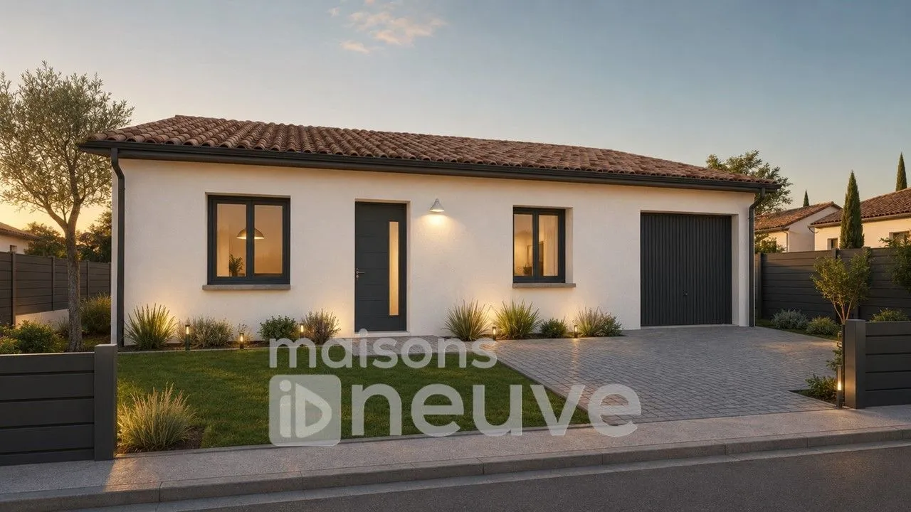 Maison neuve 100 m² à Brach (33480)