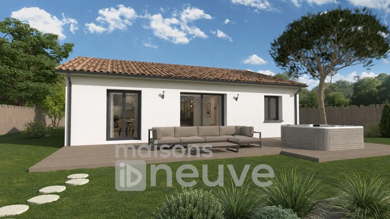 Maison neuve 100 m² à Brach (33480)