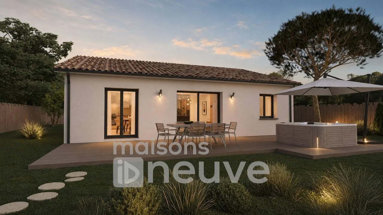 Maison neuve 100 m² à Brach (33480)