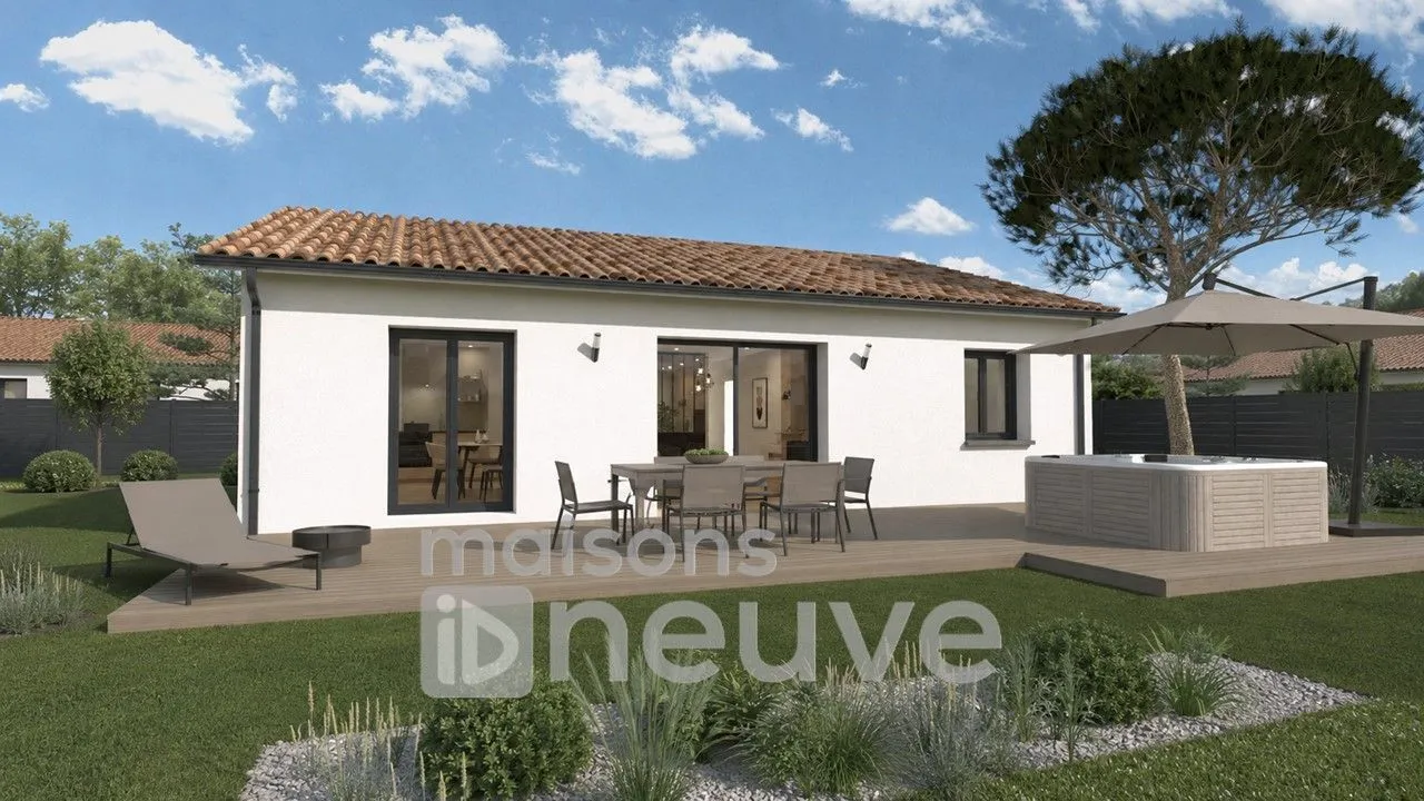 Maison neuve 100 m² à Brach (33480)
