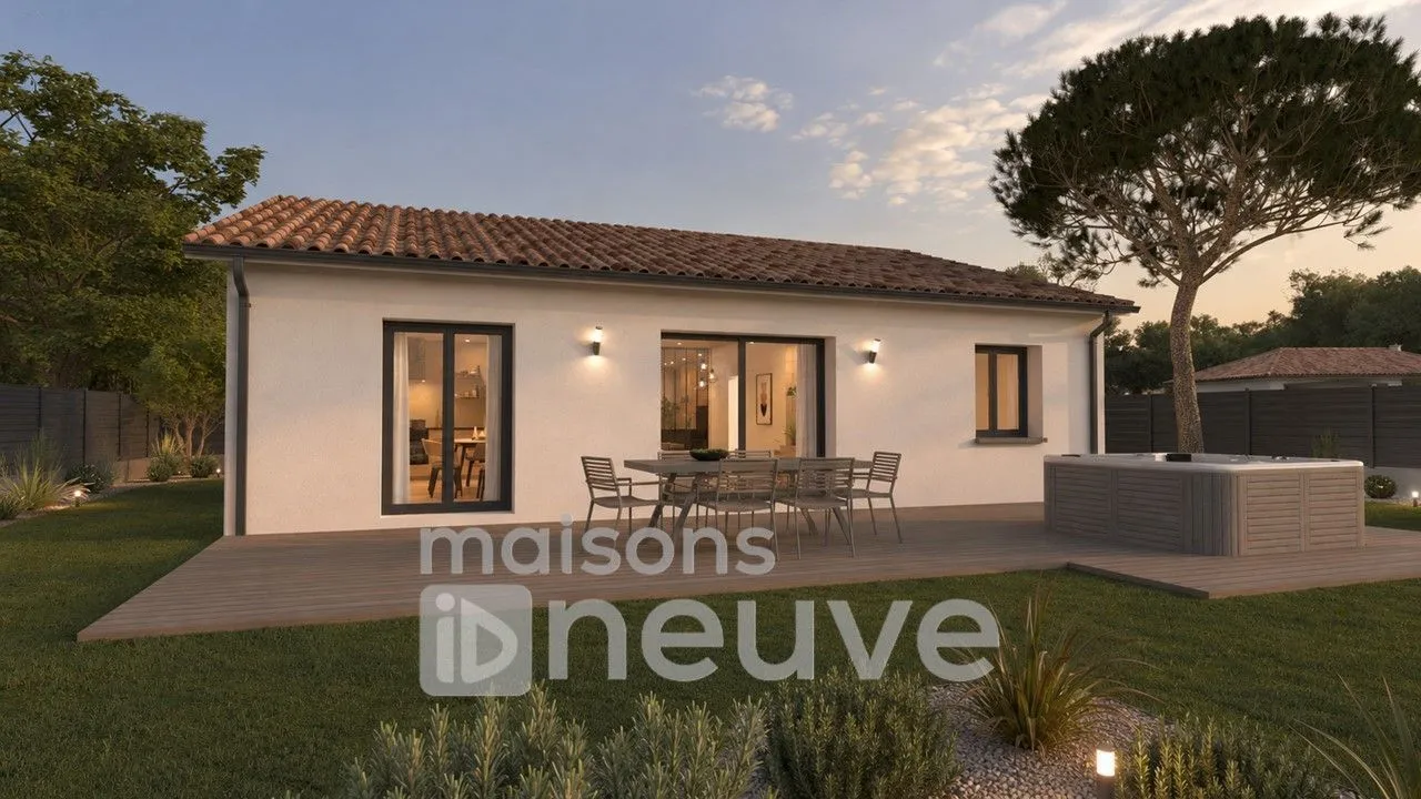 Maison neuve 100 m² à Brach (33480)