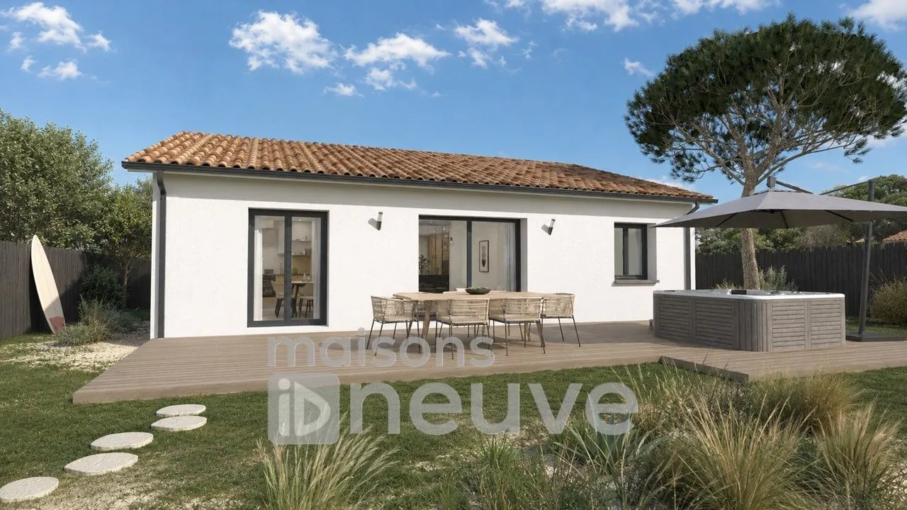 Maison neuve 100 m² à Brach (33480)