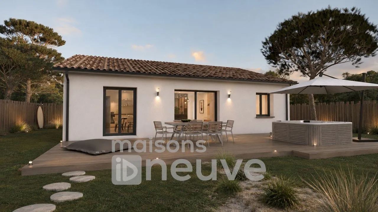 Maison neuve 100 m² à Brach (33480)