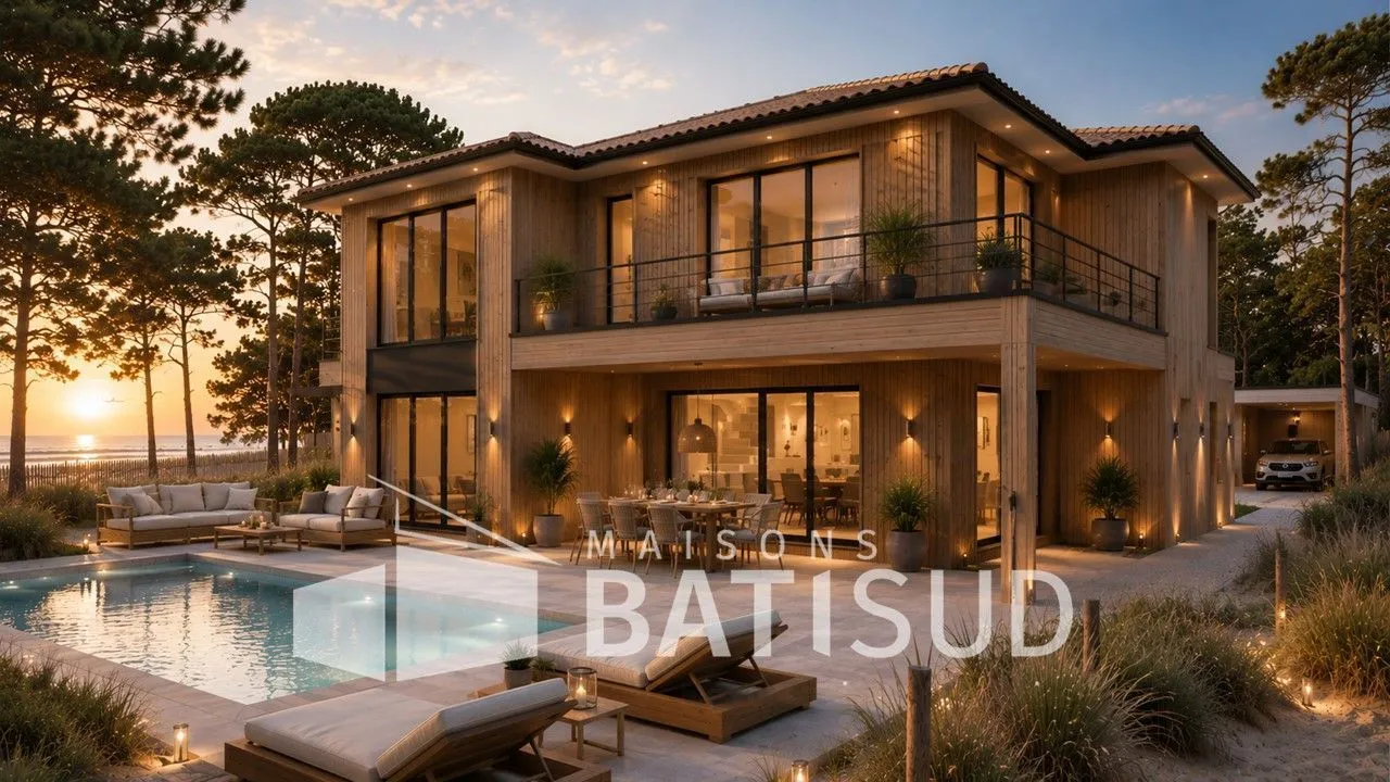 Maison neuve 231 m² à Brach (33480)