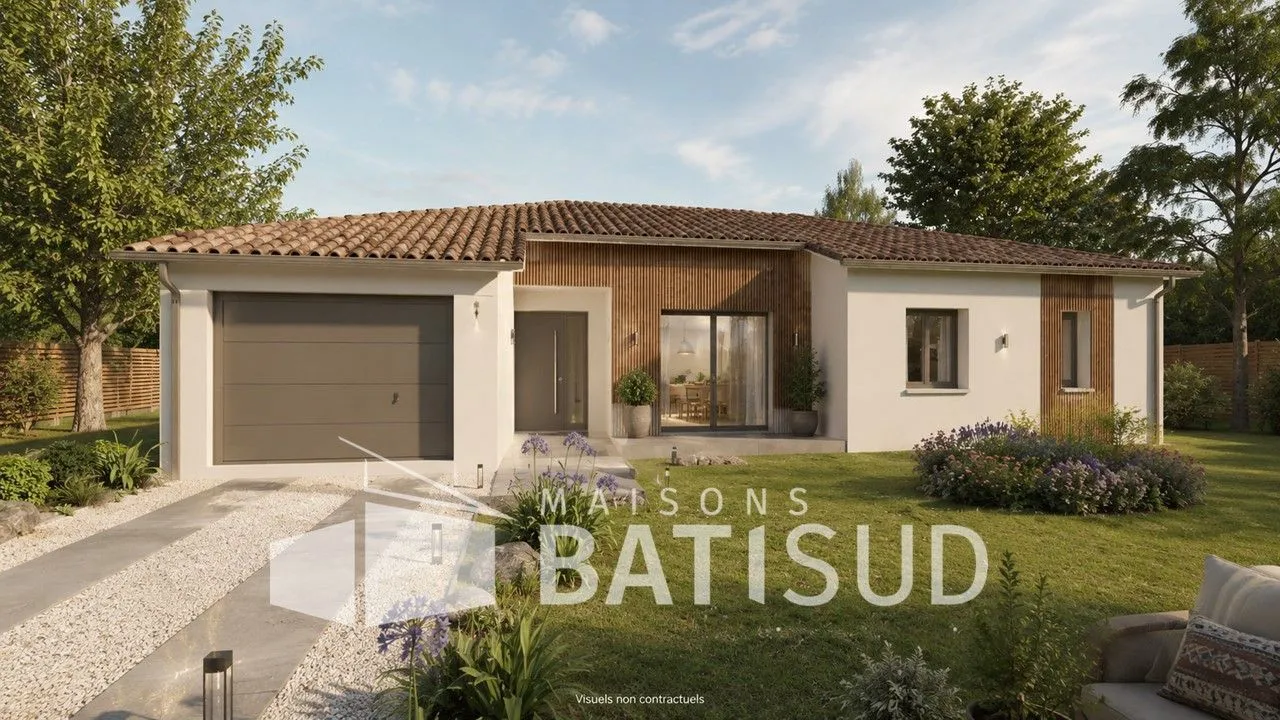Maison neuve 136 m² à Brach (33480)