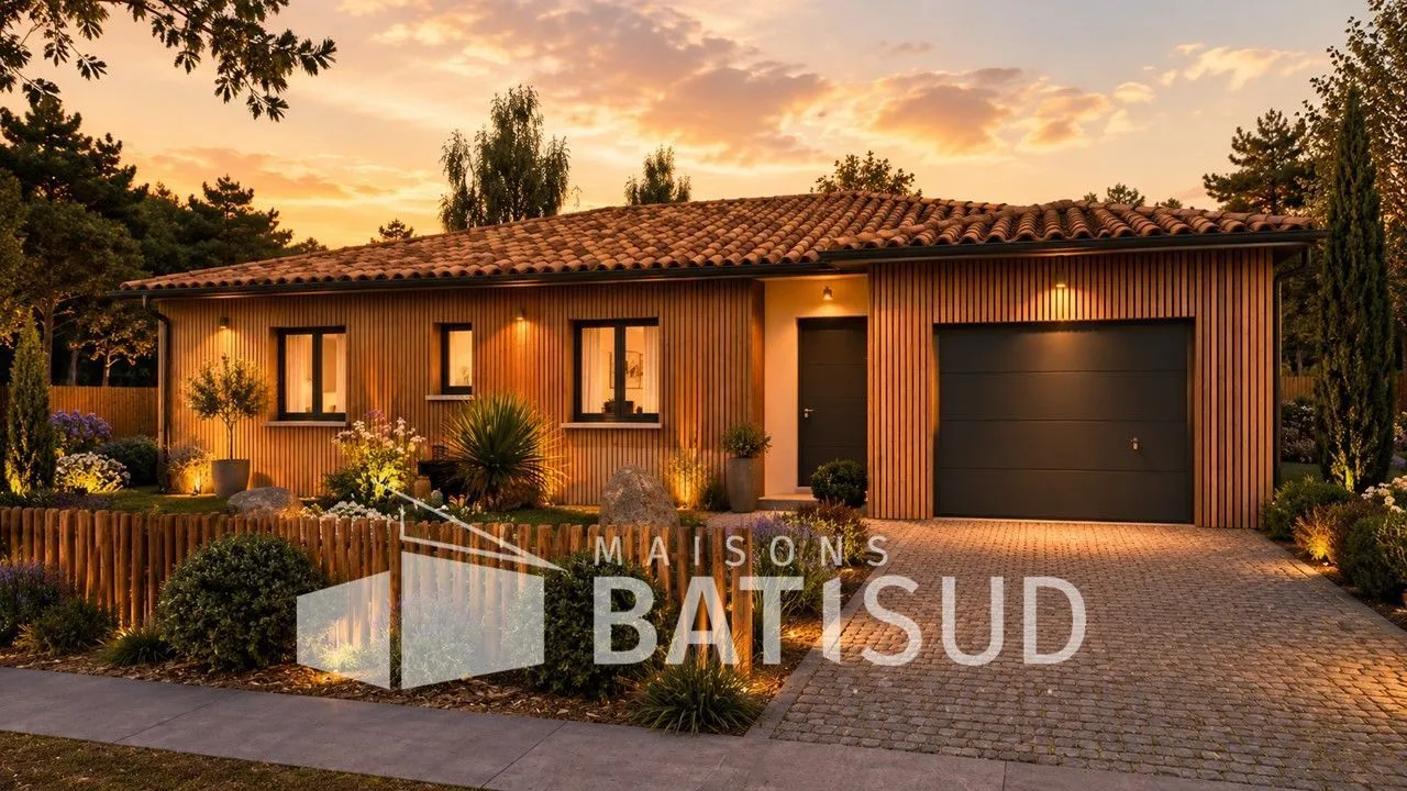 Maison neuve 100 m² à Brach (33480)