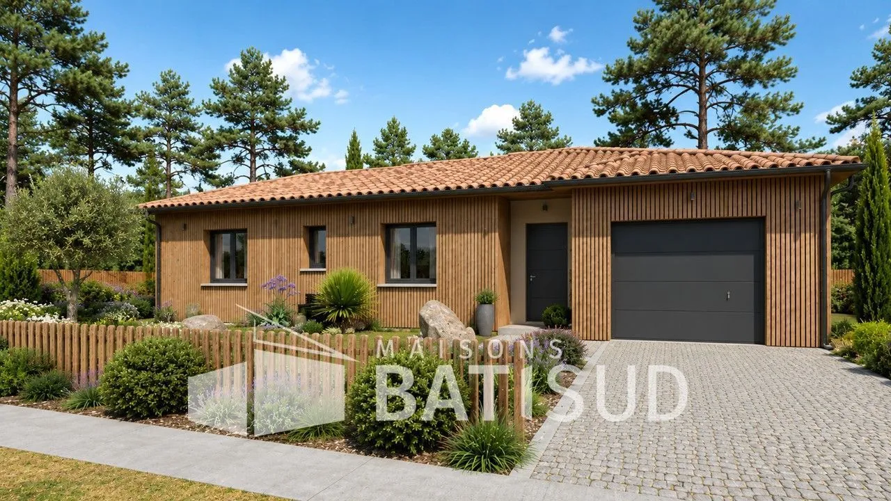 Maison neuve 100 m² à Brach (33480)