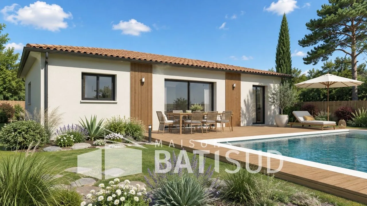 Maison neuve 100 m² à Brach (33480)