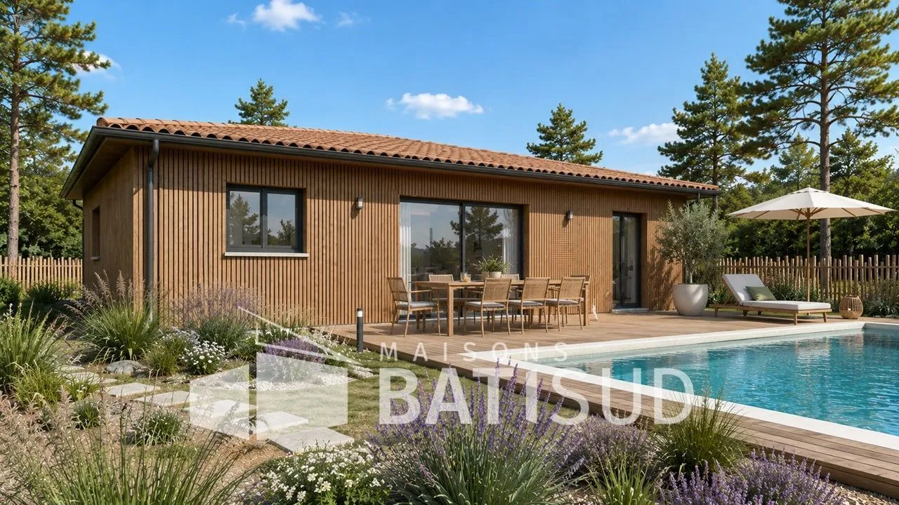 Maison neuve 100 m² à Brach (33480)