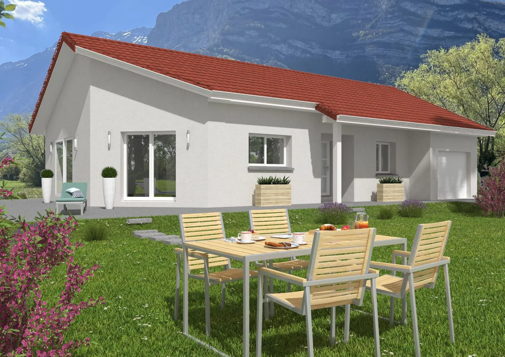 Maison neuve 98 m² au Gua (38450)
