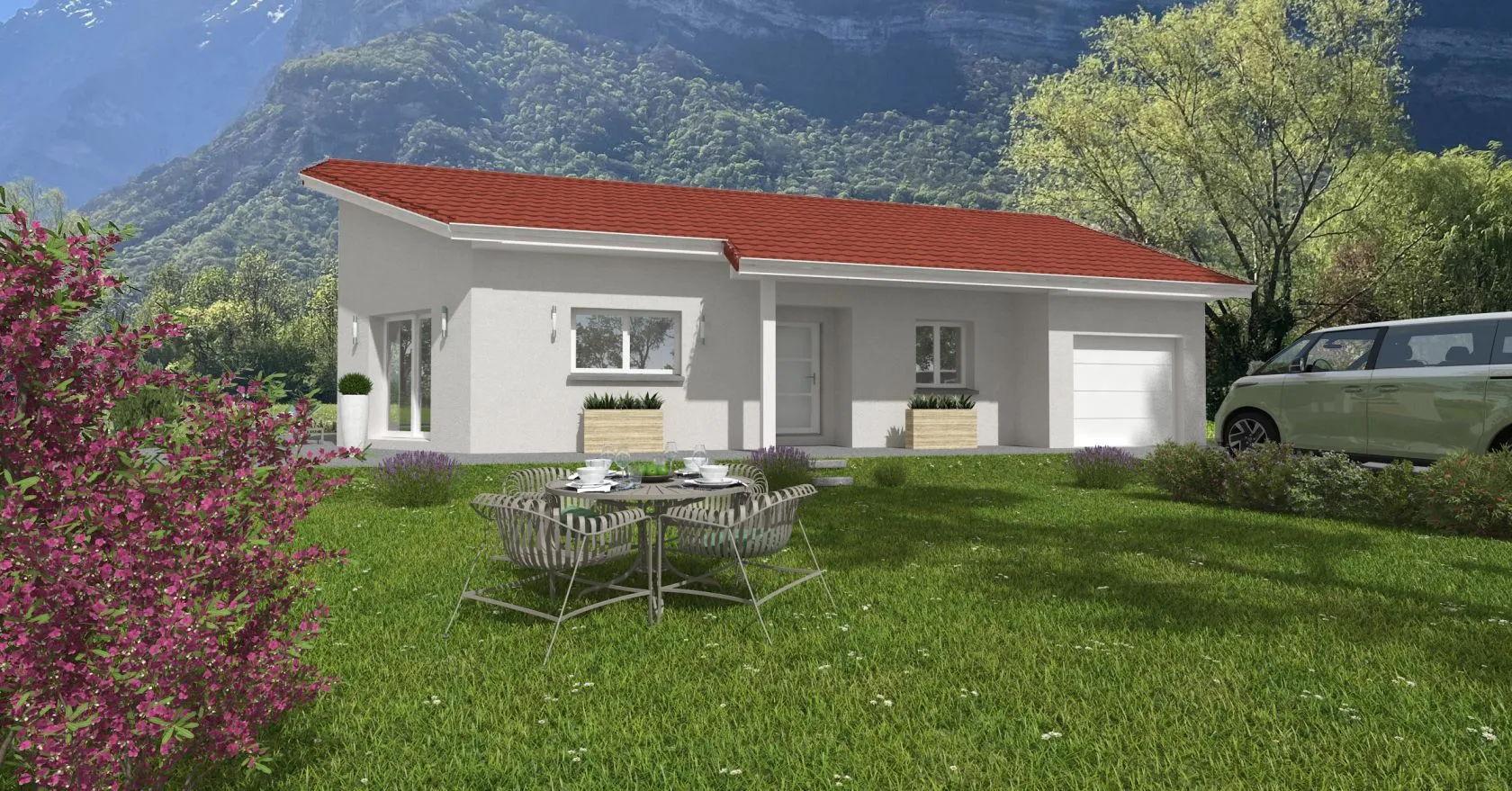Maison neuve 98 m² au Gua (38450)
