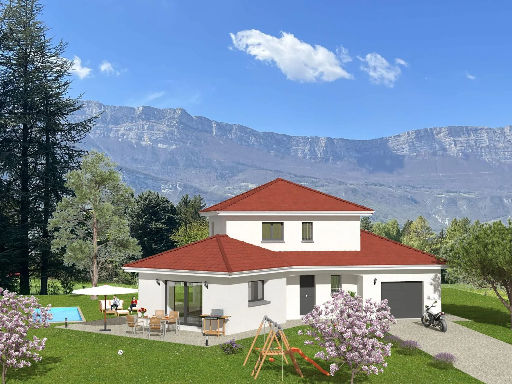 Maison neuve 120 m² à Corenc (38700)