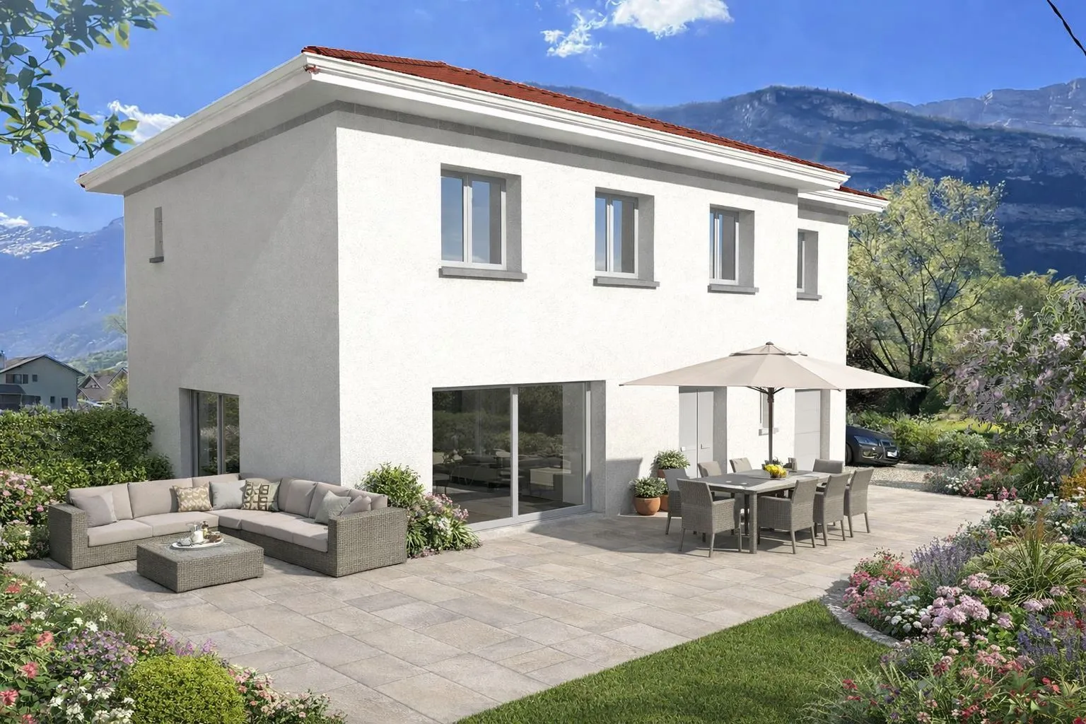 Maison neuve 128 m² à Montbonnot-Saint-Martin (38330)