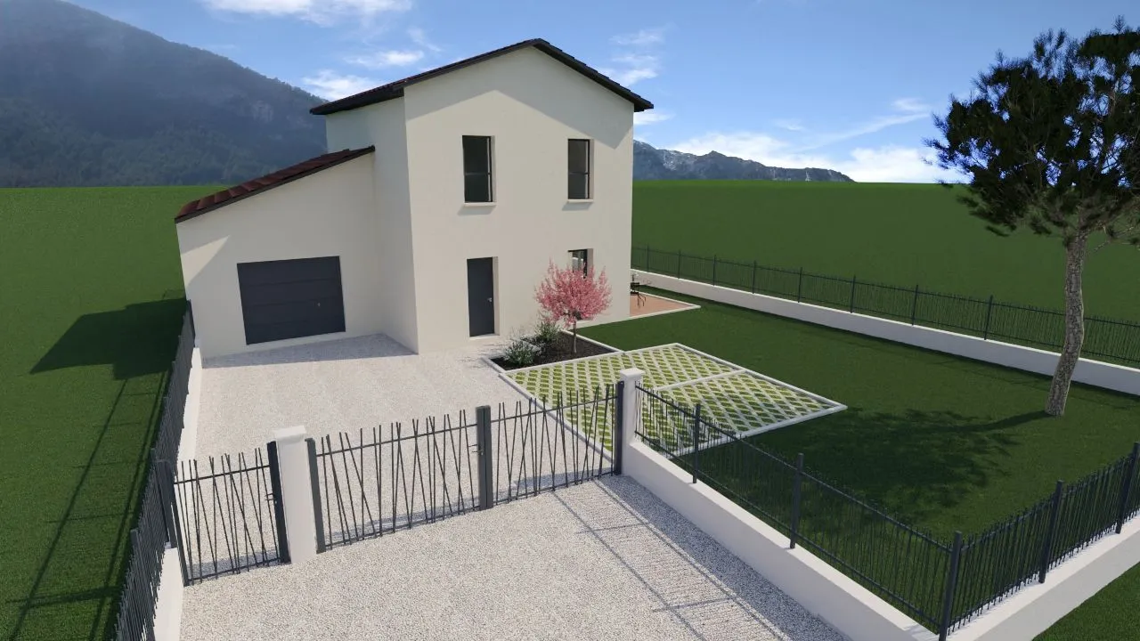 Maison neuve 85 m² à Crémieu (38460)