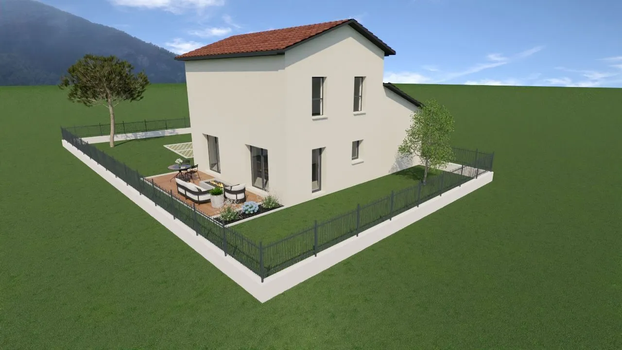 Maison neuve 85 m² à Crémieu (38460)
