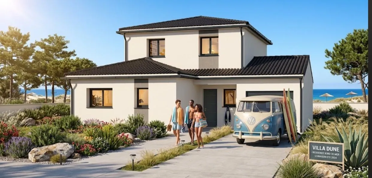 Maison neuve 100 m² à Gémozac (17260)