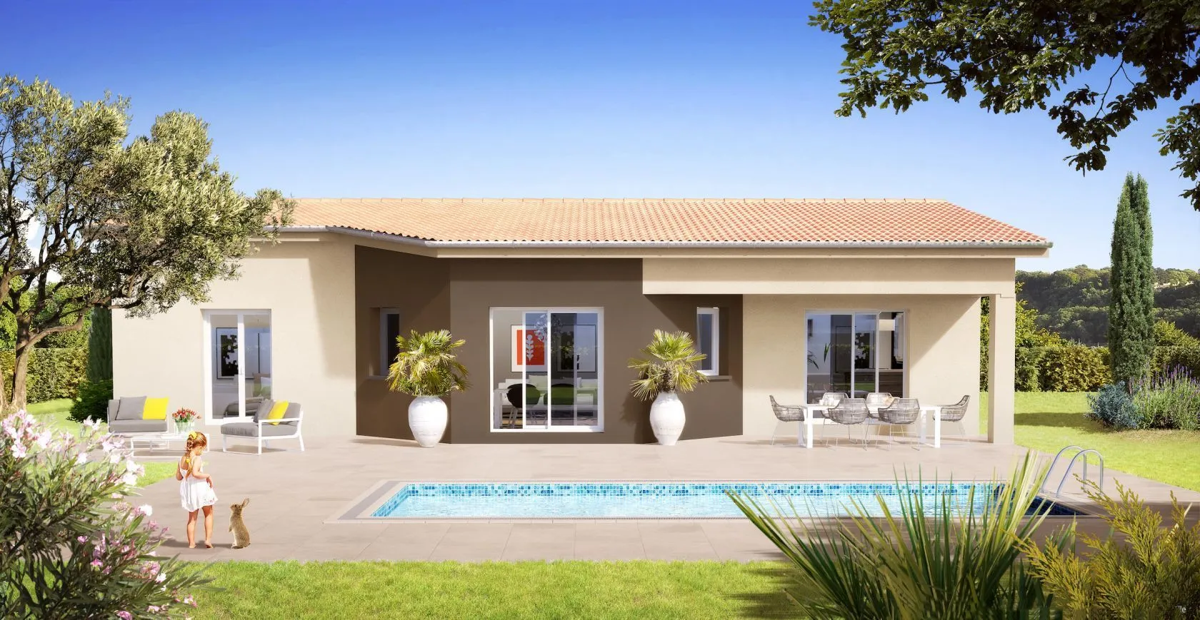 Maison neuve 105 m² à Frontonas (38290)