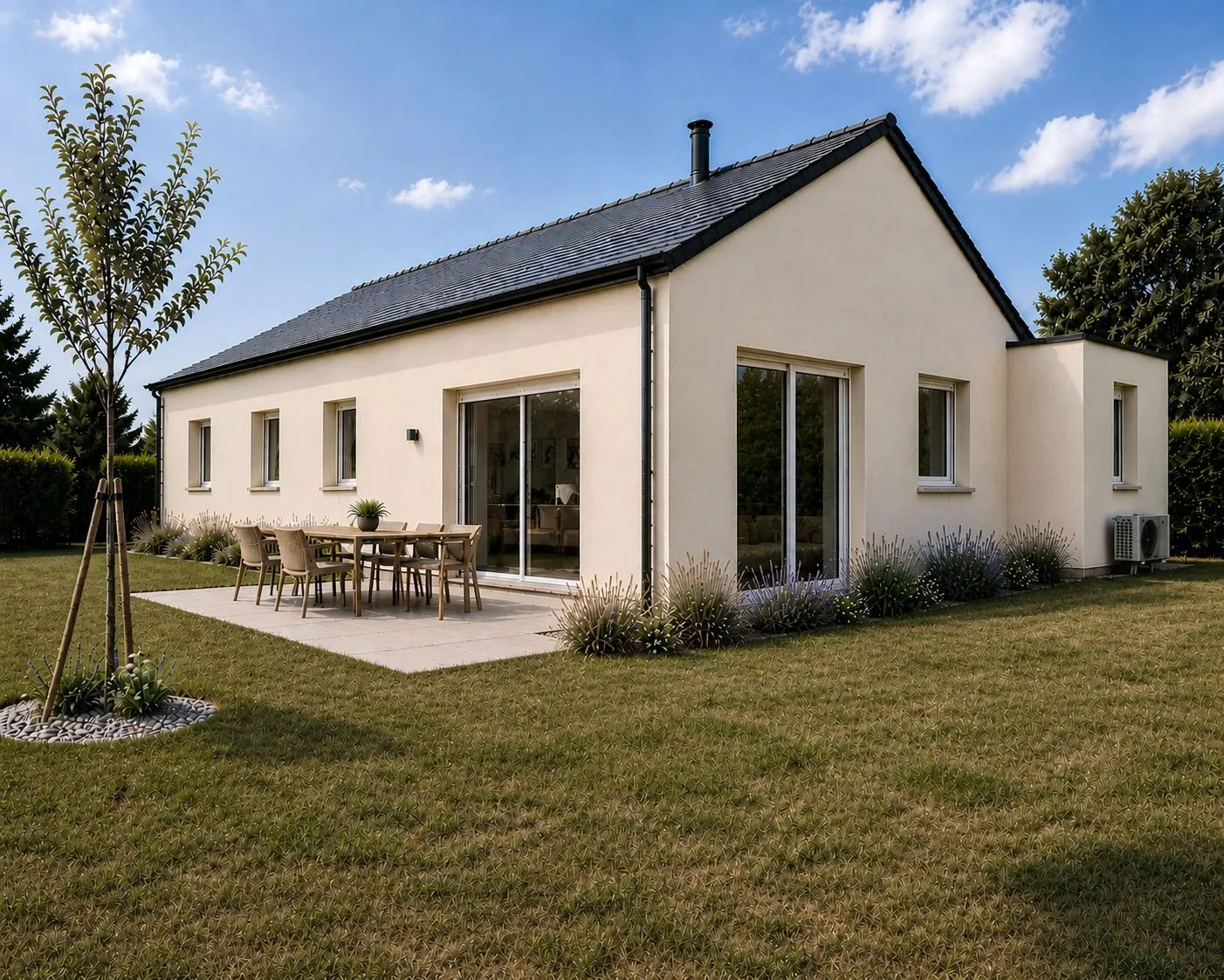 Maison neuve 90 m² à Lassy (35580)