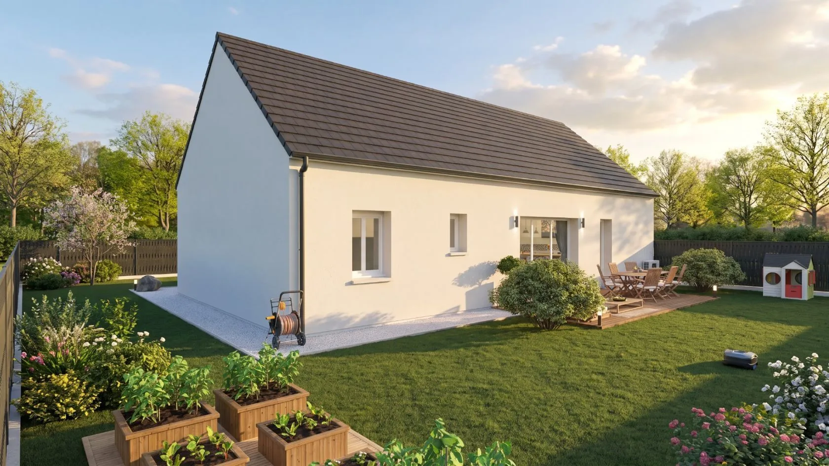 Maison neuve 100 m² à Thézy-Glimont (80110)