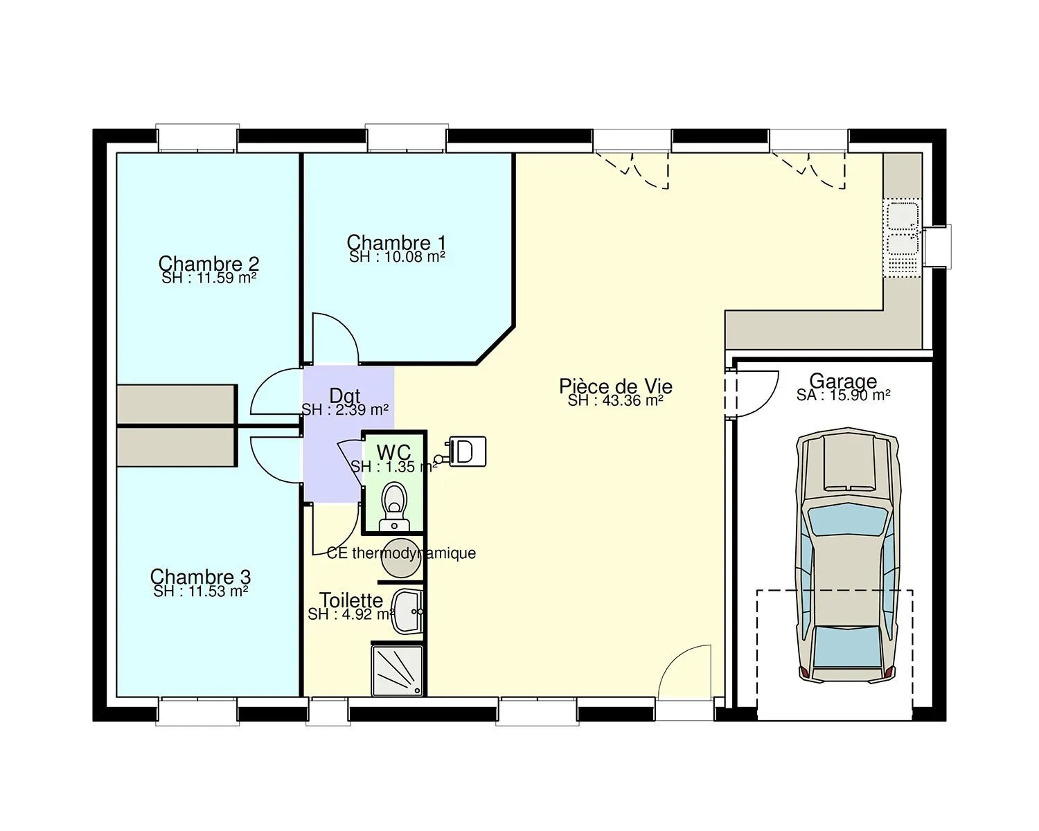 Primea 3ch85 — modèle de maison