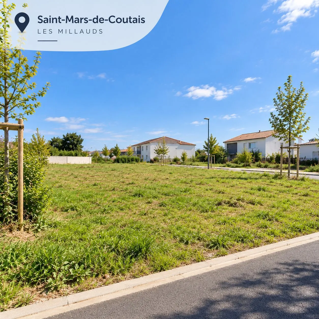 Terrain à bâtir 327 m² à Saint-Mars-de-Coutais (44680)