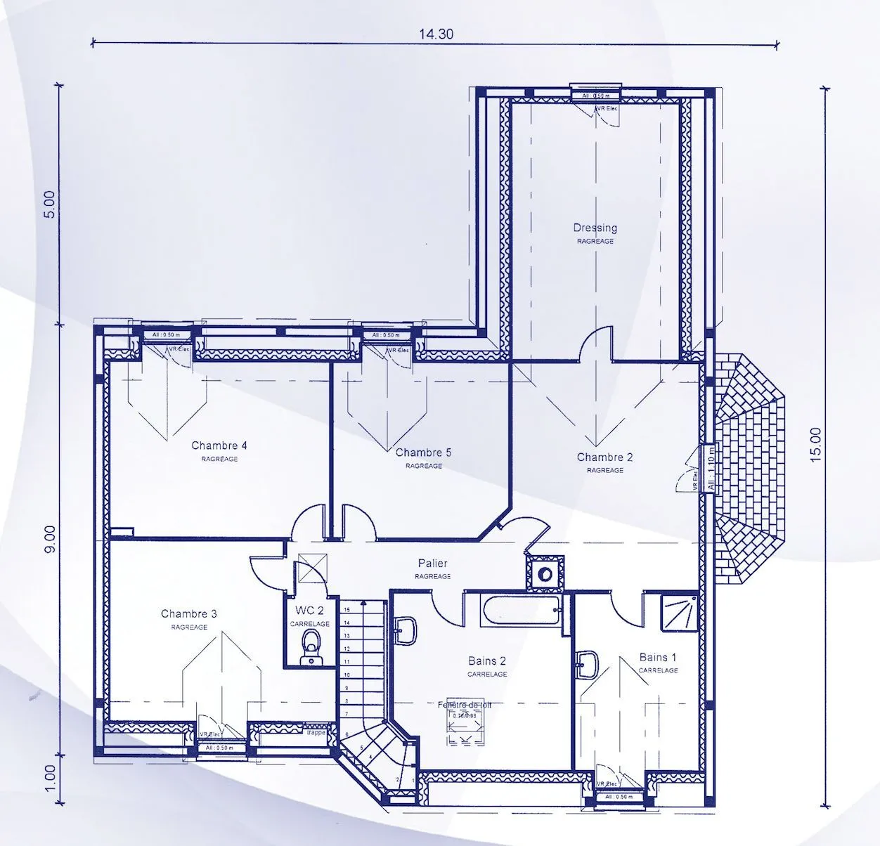 Acacia-5ch225 — modèle de maison