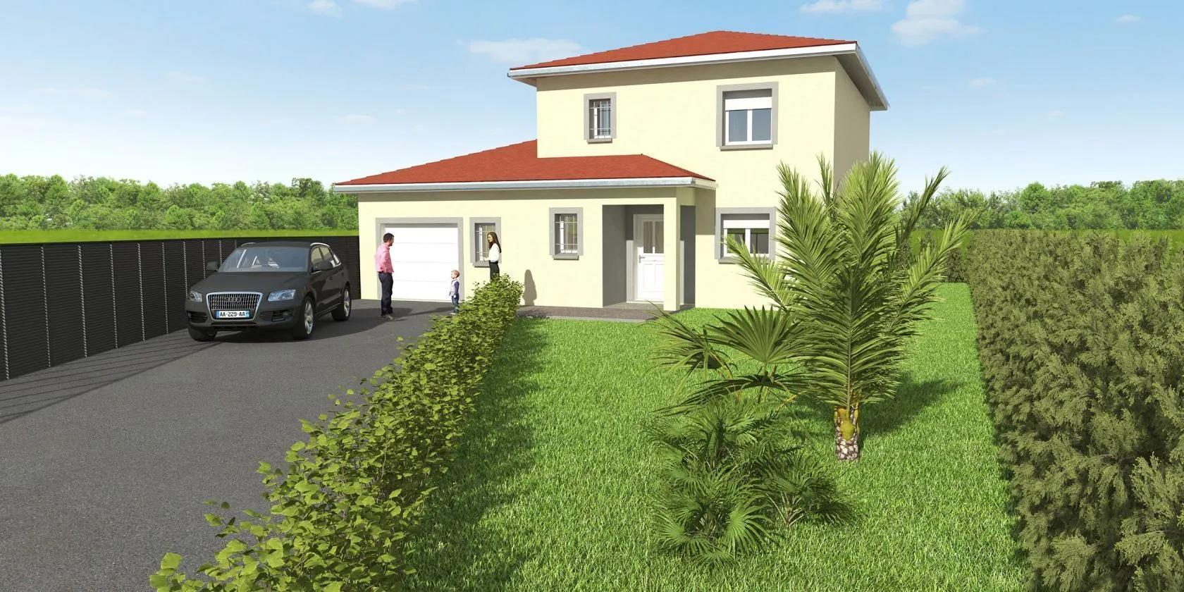 Maison neuve 100 m² à Vaulx-Milieu (38090)